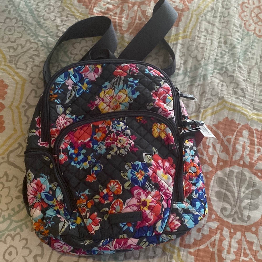 Brand NWT Vera Bradley Hadley Backpack Purse